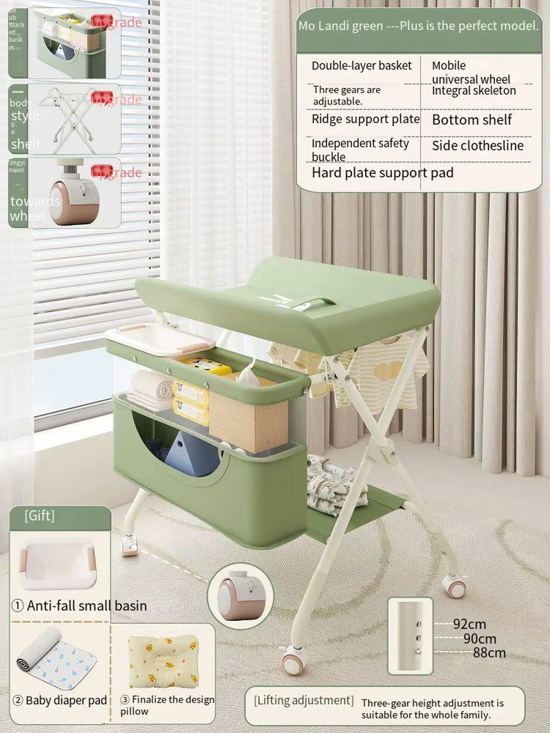 Foldable Diaper-Changing Table 