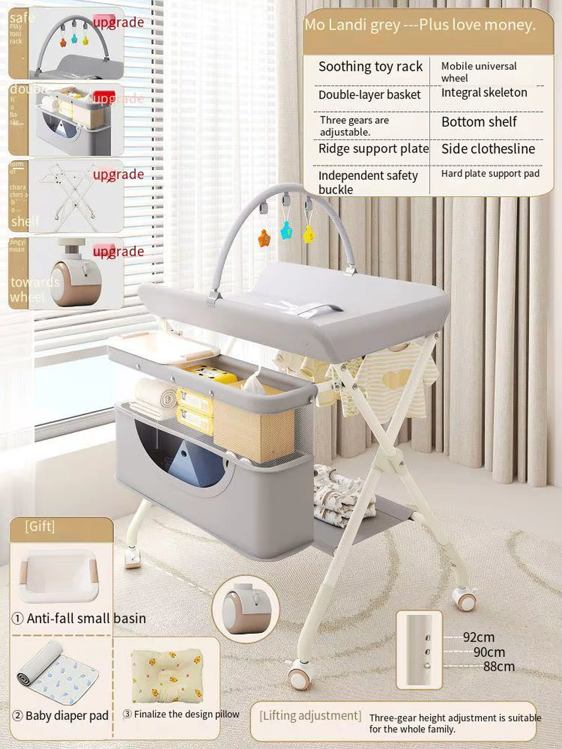 Foldable Diaper-Changing Table 