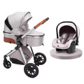 Luxury Baby Stroller 3 in 1 High Landscape Baby Cart 