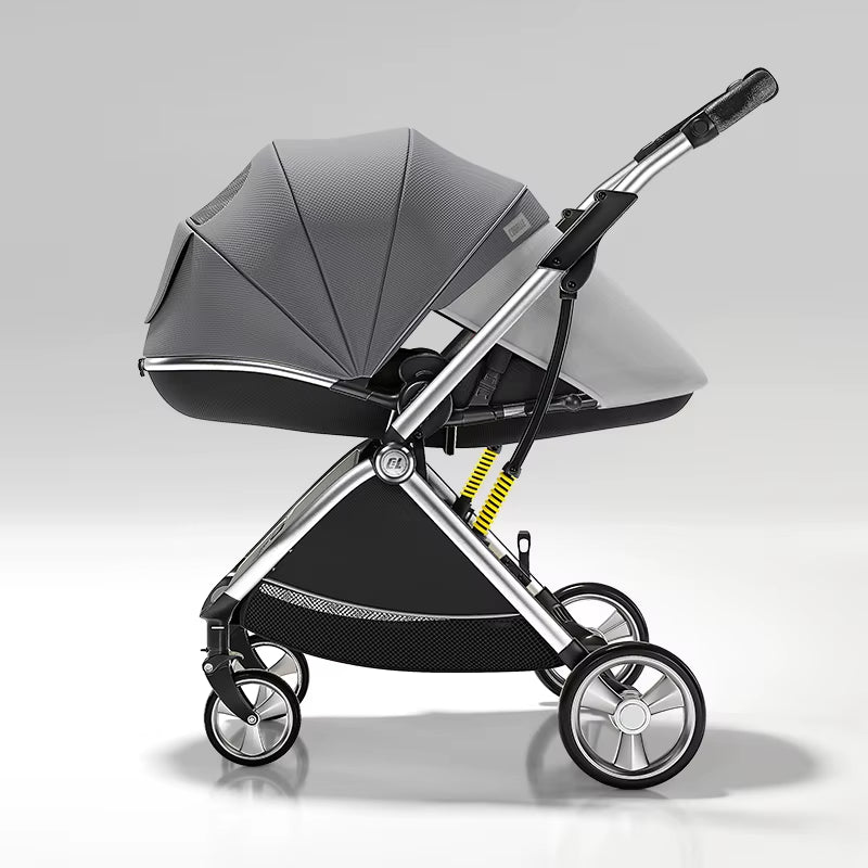 Luxury Egg-Shaped Baby Stroller – Lightweight & Compact