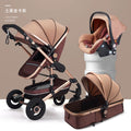 Baby Stroller 3 in 1 Stroller Folding Two-Sided 