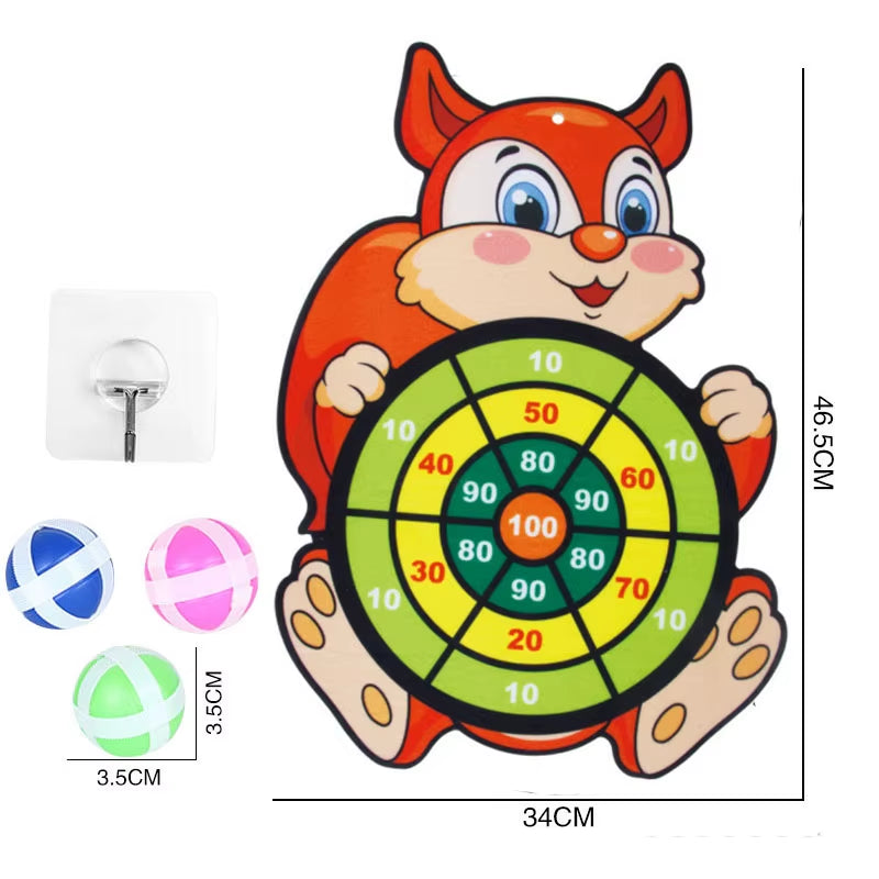 Children'S Dart Board Games Dartboard with Sticky Balls