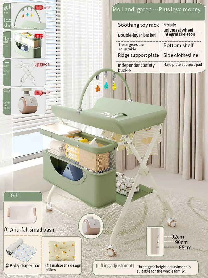 Foldable Diaper-Changing Table 