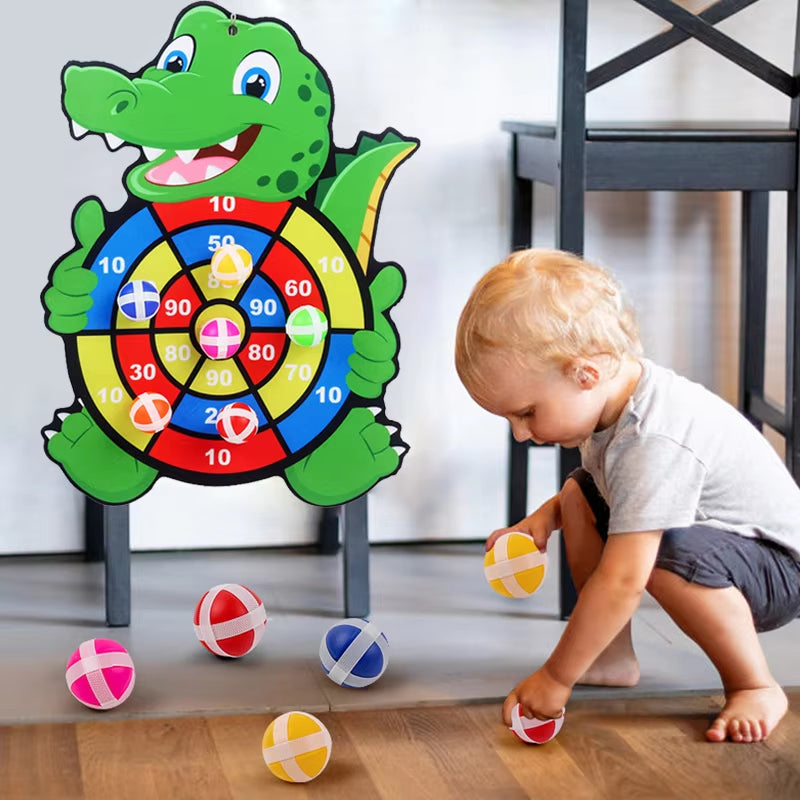 Children'S Dart Board Games Dartboard with Sticky Balls