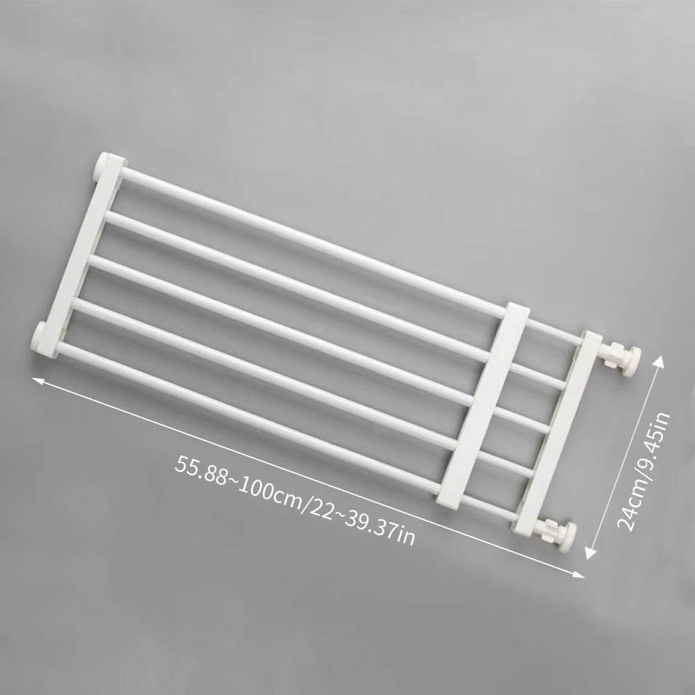 Portable Fence Retractable Extra Wide Metal Baby Gate