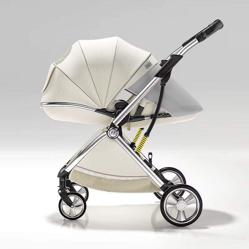 Luxury Egg-Shaped Baby Stroller – Lightweight & Compact