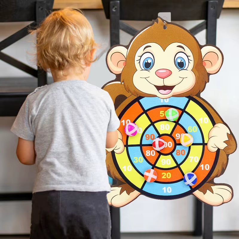 Children'S Dart Board Games Dartboard with Sticky Balls