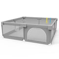  Light Gray Corralito for Baby Playground with Pull Ring Playpen