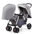 Foldable Twin Stroller – Front & Rear Seats, Reclining & Washable