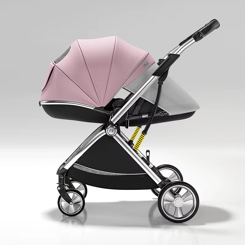 Luxury Egg-Shaped Baby Stroller – Lightweight & Compact