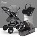 Baby Stroller 3 in 1 Stroller Folding Two-Sided 