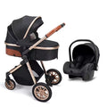 Luxury Baby Stroller 3 in 1 High Landscape Baby Cart 