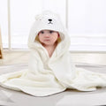  Swaddle with Hood Cartoon Coral Fleece Towel 