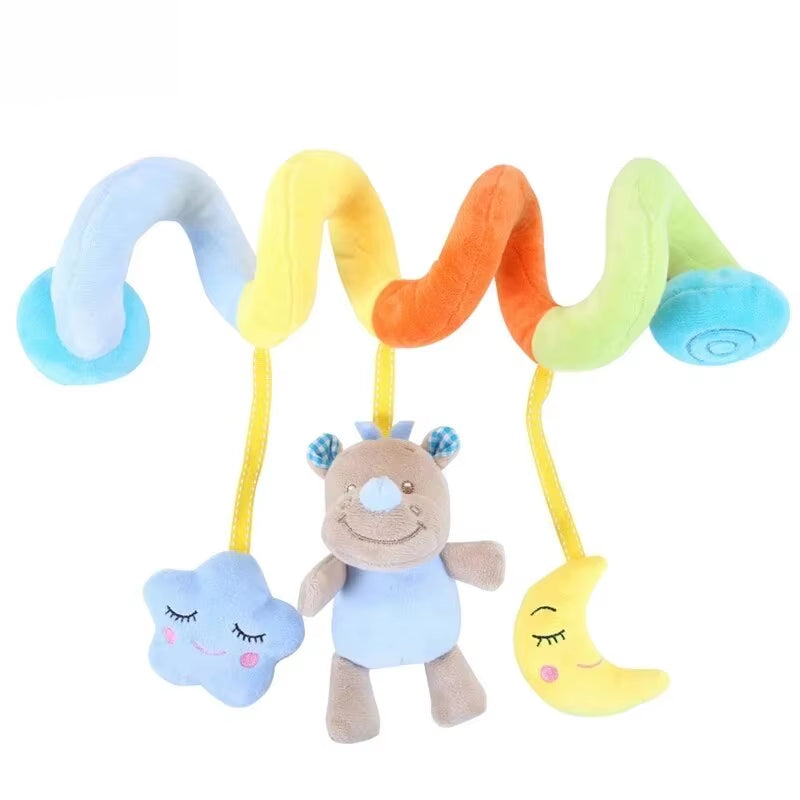 Cute Activity Musical Spiral Crib Stroller Hanging Toy