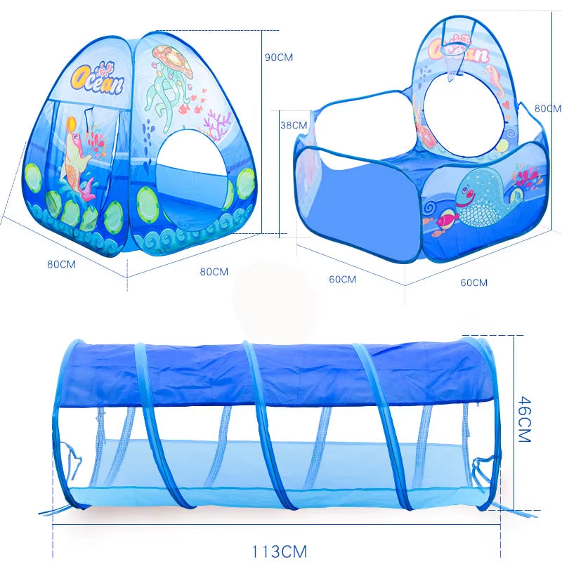 3 in 1 Portable Children Ball Pool Baby Ballon Playpen