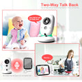  2.4G Wireless with 3.2 Inches LCD 2 Way Audio Talk Night Vision Monitor