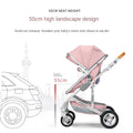 Baby Stroller 3 in 1 Stroller Folding Two-Sided 