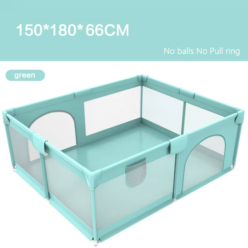 Safety Barrier Fence Toddler Non-Slip Playground Sponge Anti-Collision Double Door Ball Pool