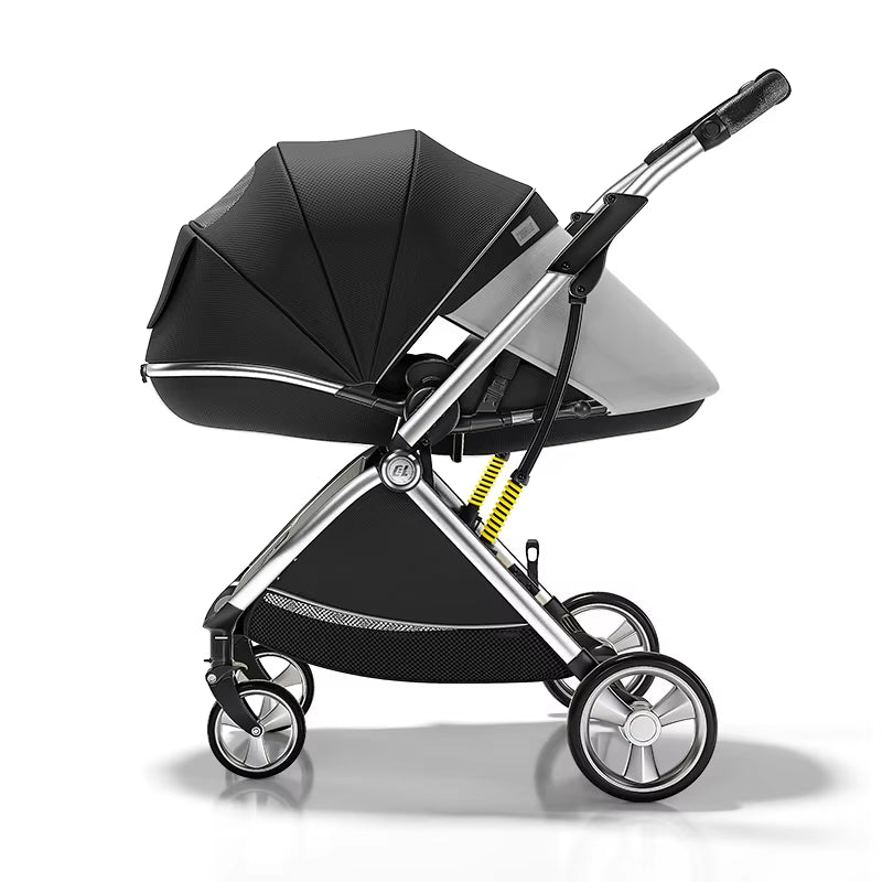 Luxury Egg-Shaped Baby Stroller – Lightweight & Compact