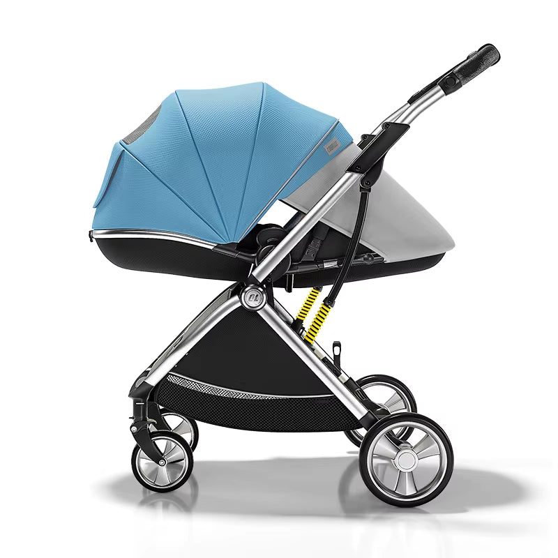 Luxury Egg-Shaped Baby Stroller – Lightweight & Compact